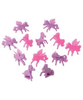 Pink And Purple Mini Ponies (Include 12 Units)