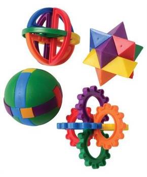 Plastic Puzzle Balls (Include 12 Units)
