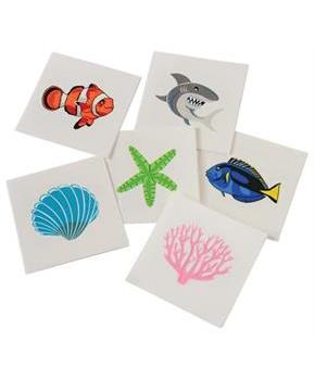 Coral Reef Tattoos (Include 144 Units)