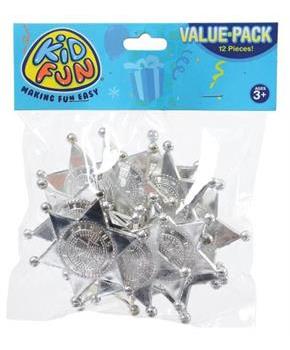 Silver Sheriff Badges (Include 12 Units)
