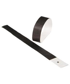 Adhesive Event Bands/Black 100-Pc (Include 100 Units)