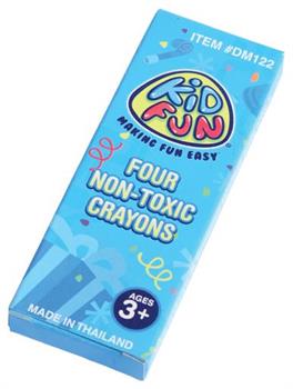 4 Pack Crayons/72-Bx (Include 72 Units)