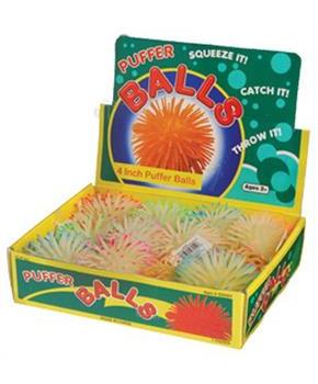 Glow In Dark Puffer Balls/4 In (Include 12 Units)
