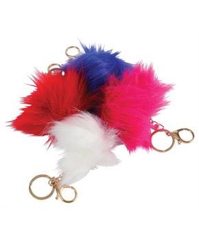 Fluffy Keychains (Include 12 Units)