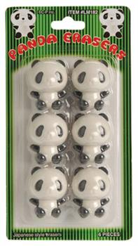 Panda Erasers/6-Pc (Include 6 Units)