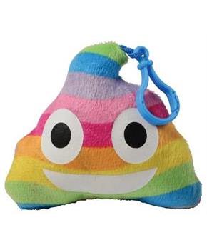 Rainbow Emoji Clip Plush (Include 12 Units)