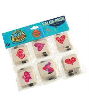 Heart Glitter Tattoos (Include 144 Units)