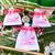 Pink Rimless Sunglasses