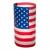 16 1/2" x 9" Patriotic USA Flag-Themed Plastic Lantern Luminary Wraps - 12 Pc.