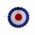 16" diam. Patriotic Red, White & Blue Hanging Paper Fans - 6 Pc.