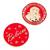Bulk Red Santa Believe Metal Coins
