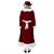 Burgundy Velvet Mrs. Claus Costume
