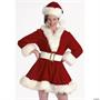 Burgundy Velvet Perky Pixie Costume