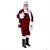 Burgundy Velvet Santa Suit with Overalls - XL