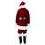 Burgundy Velvet Santa Suit with Overalls - XL