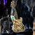 Light-Up Ukulele-Shaped Plastic Skeleton Halloween Decoration, 2 Ft.