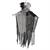 Hanging Animated Black & White Clown Halloween Decoration 4 Ft.