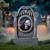 Gray Tombstone with Light-Up Moving Skeleton Head Halloween Decoration, 22"