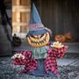 Groundbreaker Animated Orange Pumpkin Man Halloween Decoration, 2 Ft.