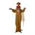 Standing Pop Up Head Pumpkin Man Halloween Decoration 5 1/2 Ft.