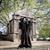 Standing Jaw Dropping Bride with Black Dress Halloween Decoration 66"