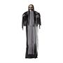 Standing Up & Down Black & Gray Skeleton Reaper Halloween Decoration 6 Ft.