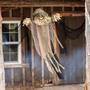 Light-Up Hanging Skeleton Scarecrow Halloween Decoration 43 1/4 x 70 3/4