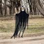 Hanging Sonic Skeleton Reaper Halloween Decoration 32 1/4" x 47 1/4"