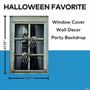Skull & Hands Window Frame Prop Halloween Decoration 31 1/2" x 47 1/4"