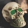 Giant Light-Up Skull Plastic Halloween Decoration 10 3/4" x 12 1/2"