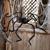 Large Poseable Hairy Black Spider Halloween Decoration 98 1/2"