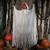 5 Ft. 6\ Hanging Animated White Robe Pumpkin Man Halloween Decoration