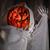 5 Ft. 6\ Hanging Animated White Robe Pumpkin Man Halloween Decoration