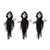 23 1/2 Light-Up Eyes Yard Stake Grinning Reapers Set