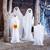 Light-Up Standing Ghost Family Halloween Decorations 62 3/4"