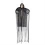 Animated Hanging Chained Grim Reaper Plastic Halloween Decoration 6 Ft.