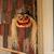 Hanging Pumpkin Head Plastic Halloween Decoration 11 3/4" x 27 1/2"