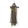 Animated Hanging Grim Reaper Plastic Halloween Decoration 35 1/4 x 6 Ft.