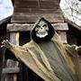 Animated Hanging Grim Reaper Plastic Halloween Decoration 35 1/4 x 6 Ft.