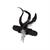 Adults Black Flapper Headband with Feathers Costume Accessory