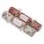 14" Tom Smith Red & White Traditional Deluxe Christmas Party Crackers - 8 Pc.