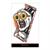 Tinsley Transfers Terrifier Art the Clown Peek A Boo Temporary Tattoo