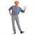 Adult Blippi Costume Kit