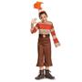 Girls Classic Disney Pixar Inside Out 2 Orange Anxiety Costume