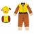 Toddler Deluxe Paw Patrol Rubble Jumpsuit Costume