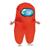 Adults Inflatable Among Us Red Imposter Costume