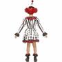 Kids Ghost Face Circus Harlequin Dress Costume