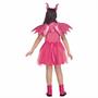 Kids Devil Diva Sparkly Pink Short-Sleeved Dress Costume