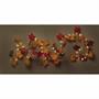 9 Ft. Light-Up Red & Orange Fall Leaf Garland