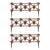 Rust Skull Graveyard Fence Halloween Decoration